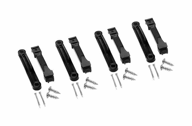 Hangman Picture Perfect Black Plastic Adjustable Picture Hanger 4 pk