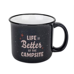 Camco Life is Better at the Campsite 14 oz Blue BPA Free Mug