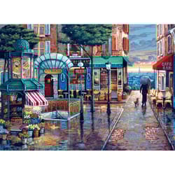 Cobble Hill Rainy Day Stroll Jigsaw Puzzle 1000 pc