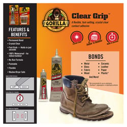 Gorilla Clear Grip High Strength Contact Adhesive 4 pk