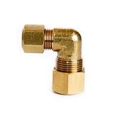 ATC 3/8 in. Compression 1/4 in. D Compression Brass 90 Degree Elbow