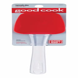 Good Cook Red/Clear Silicone Spoon Spatula