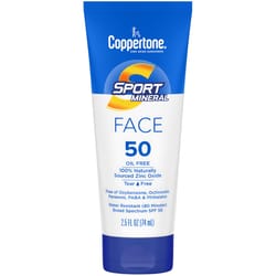 Coppertone Sport Mineral Face Sunscreen Lotion 2.5 oz 1 pk