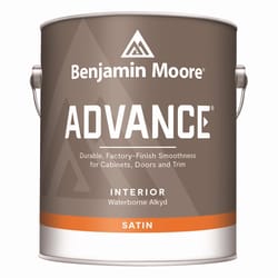 Benjamin Moore Advance Satin White Paint Interior 1 gal
