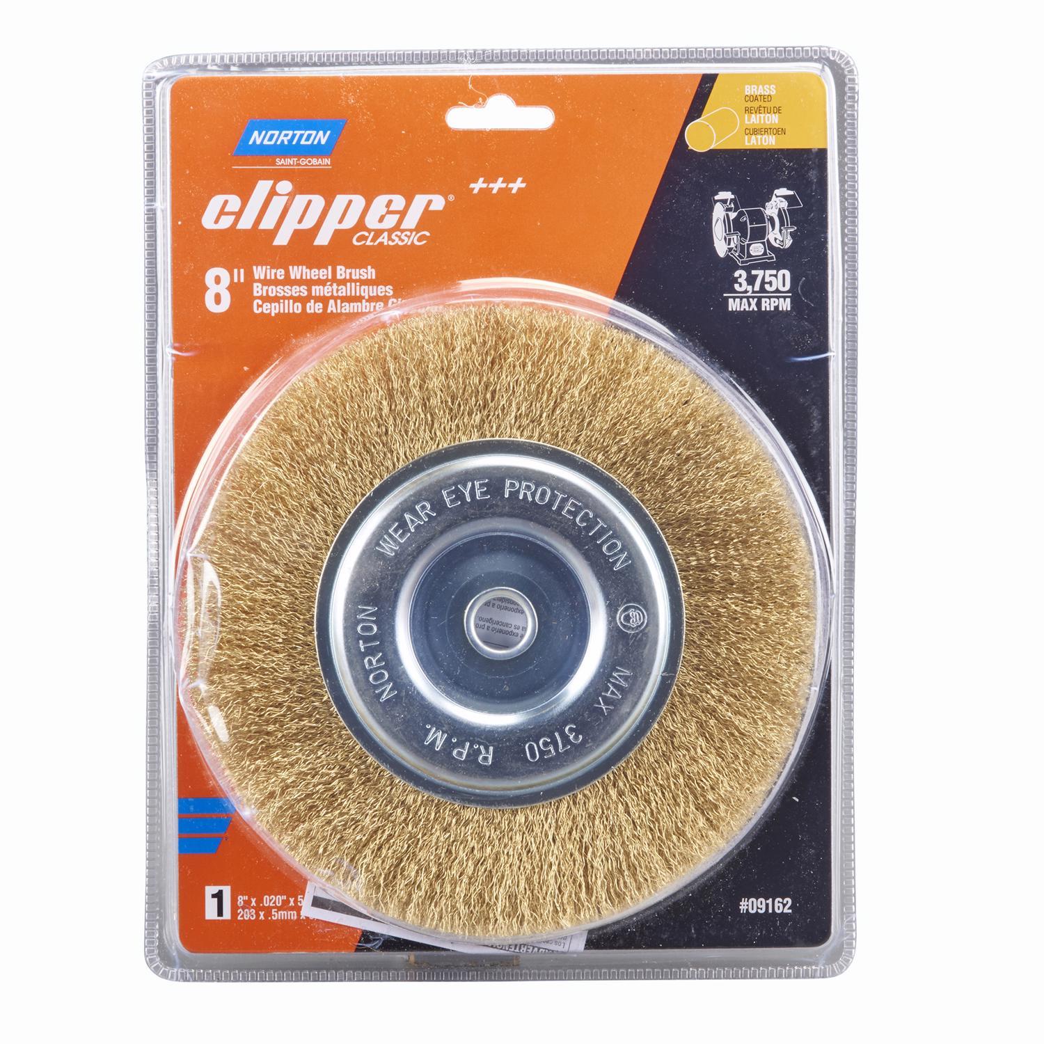 Rotary Crimped Brass Wire Wheel Brush - China Wheel Brush, Brass Wheel Brush