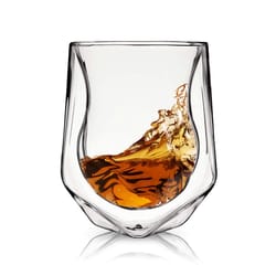 Viski Alchemi 7 oz Clear Borosilicate Glass Whiskey Glass