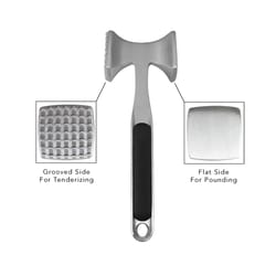 KitchenAid Black/Silver Aluminum Meat Tenderizer