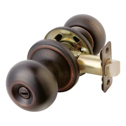 Ace Colonial Oil Rubbed Bronze Privacy Lockset 1-3/4 in.