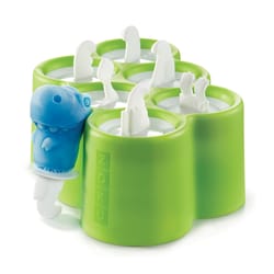 Zoku Green ABS/Silicone Dino Popsicle Mold