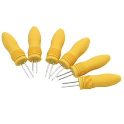 Chef Craft Classic Yellow Plastic Corn Holders