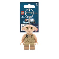 LEGO Harry Potter Plastic Brown/Tan Dobby Keychain w/LED Light