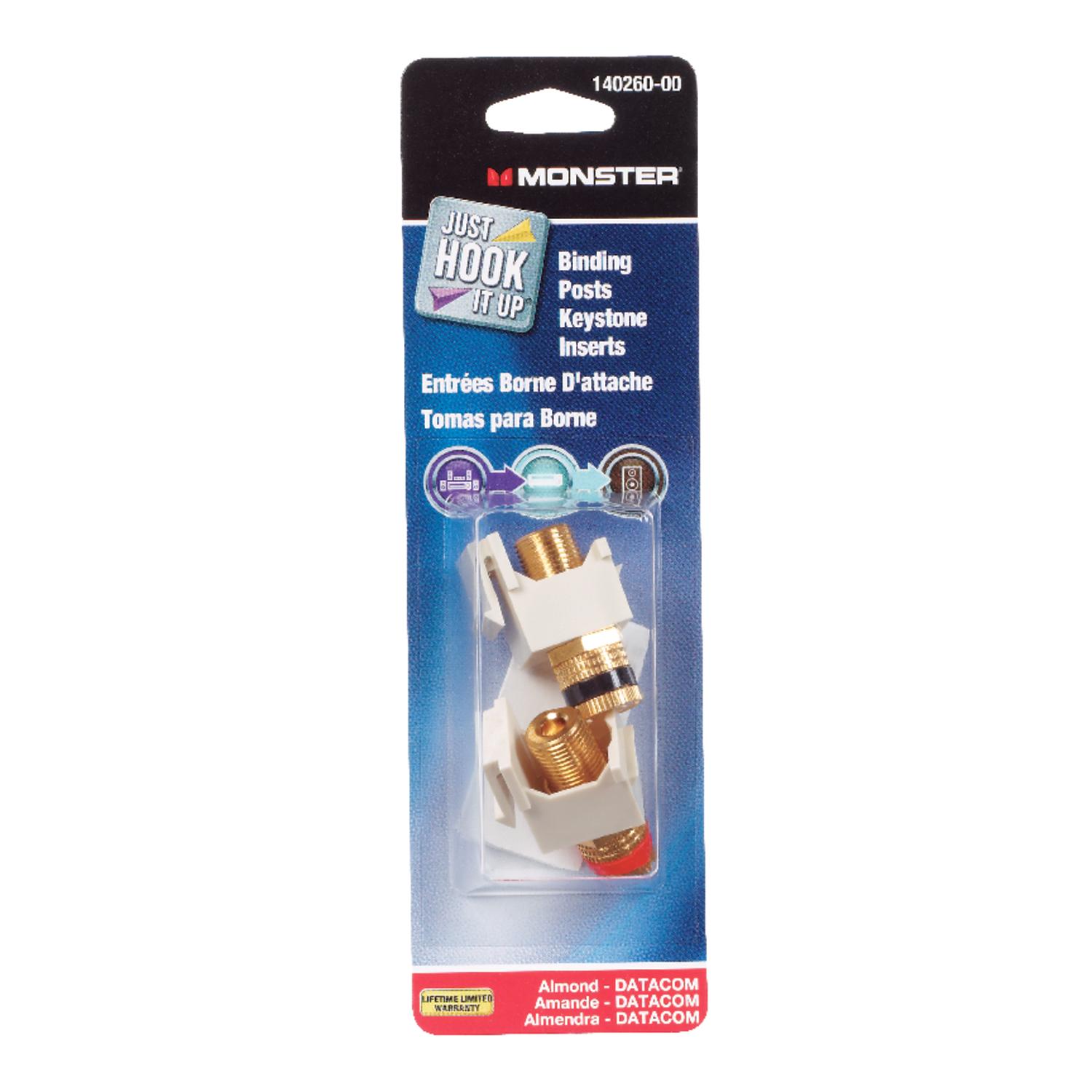 Monster Just Hook It Up 0 ft. L Keystone Insert AWG Mfr