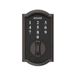 Schlage Aged Bronze Steel Touchscreen Deadbolt