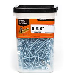 Big Timber No. 8 X 3 in. L Phillips Zinc-Plated Deep Wood Screws 415 pk