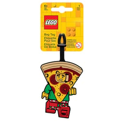 LEGO Classic Pizza Guy Bag Tag Plastic 1 pk