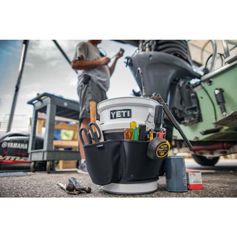 Yeti bucket accessoriescaddy, gear belt and lidnow available
