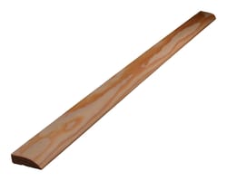 Alexandria Moulding 13/32 in. H X 7 ft. L Prefinished Brown Pine Molding Alexandria Moulding 13/32 in. H X 7 ft. L Prefinished Brown Pine Molding