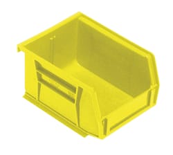 Quantum Storage 4-1/8 in. W X 2-13/16 in. H Tool Storage Bin Polypropylene 1 compartments Yellow