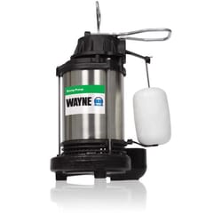 Wayne 1 HP 6100 gph Stainless Steel Vertical Float Switch AC Sump Pump