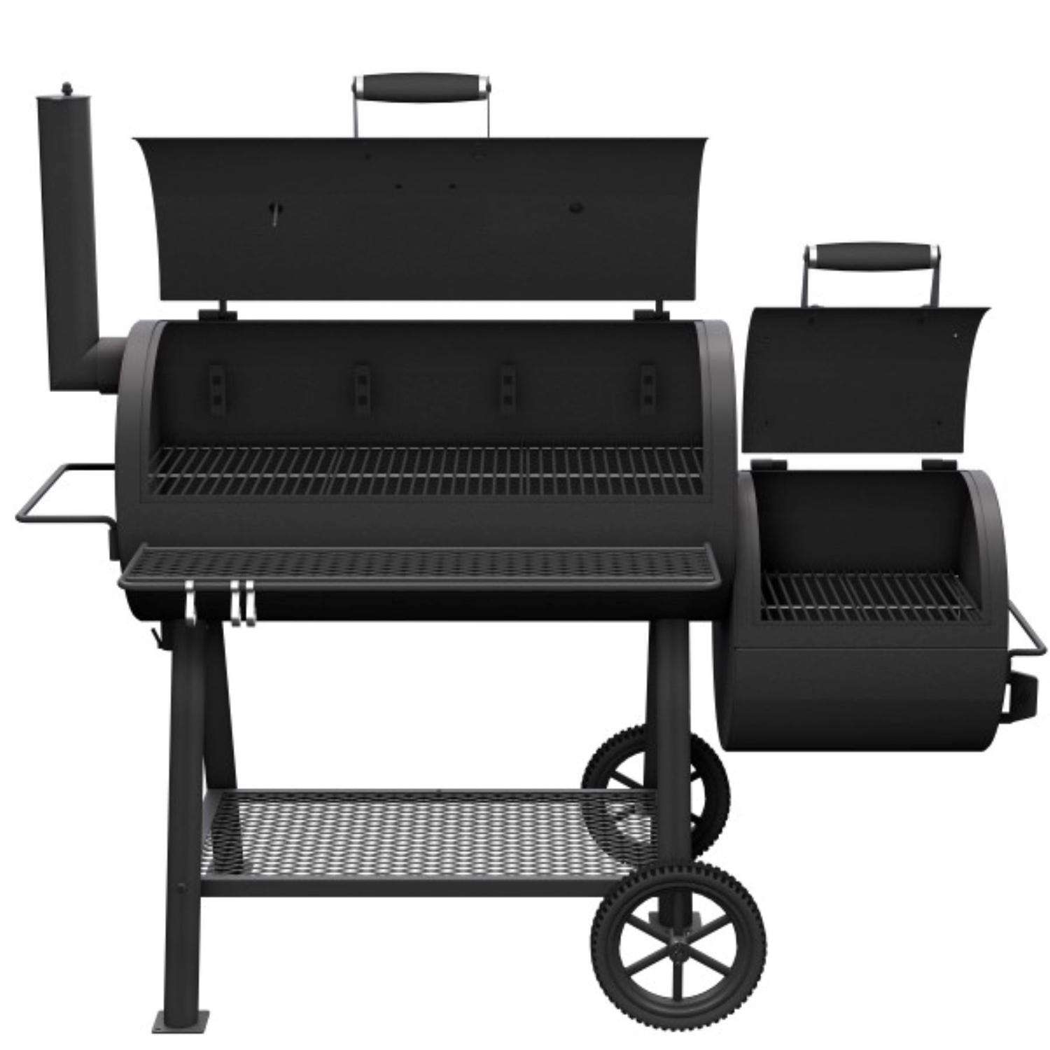 Oklahoma Joe s Charcoal Offset Smoker Black Mfr 24203001 Ace Hardware