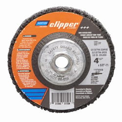 Norton Rapid Strip 4-1/2 in. D X 5/8-11 in. Silicon Carbide Clipper Classic Disc 1 each