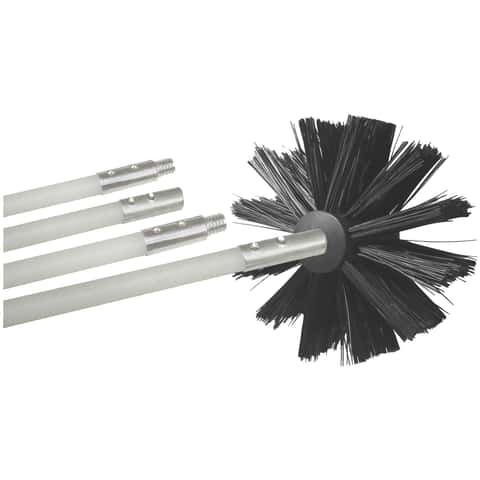 Deflect-O 4 in. D Black/White Aluminum Duct Cleaning Kit - Ace Hardware