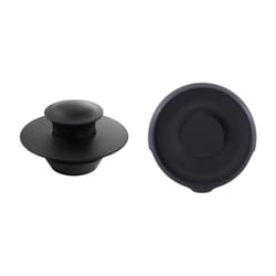 Danco 3 in. Matte Black Round Drain Cover