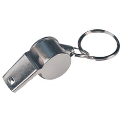 HILLMAN Metal/Plastic Silver Whistle Keychain