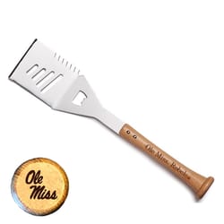 Baseball BBQ NCAA Stainless Steel Natural Grill Spatula 1 pk
