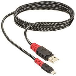 Tuff Tech Micro to USB Cable 6 ft. Black