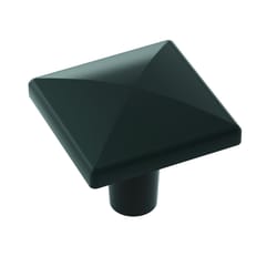 Amerock Extensity Square Cabinet Knob 1-1/16 in. Matte 1 pk