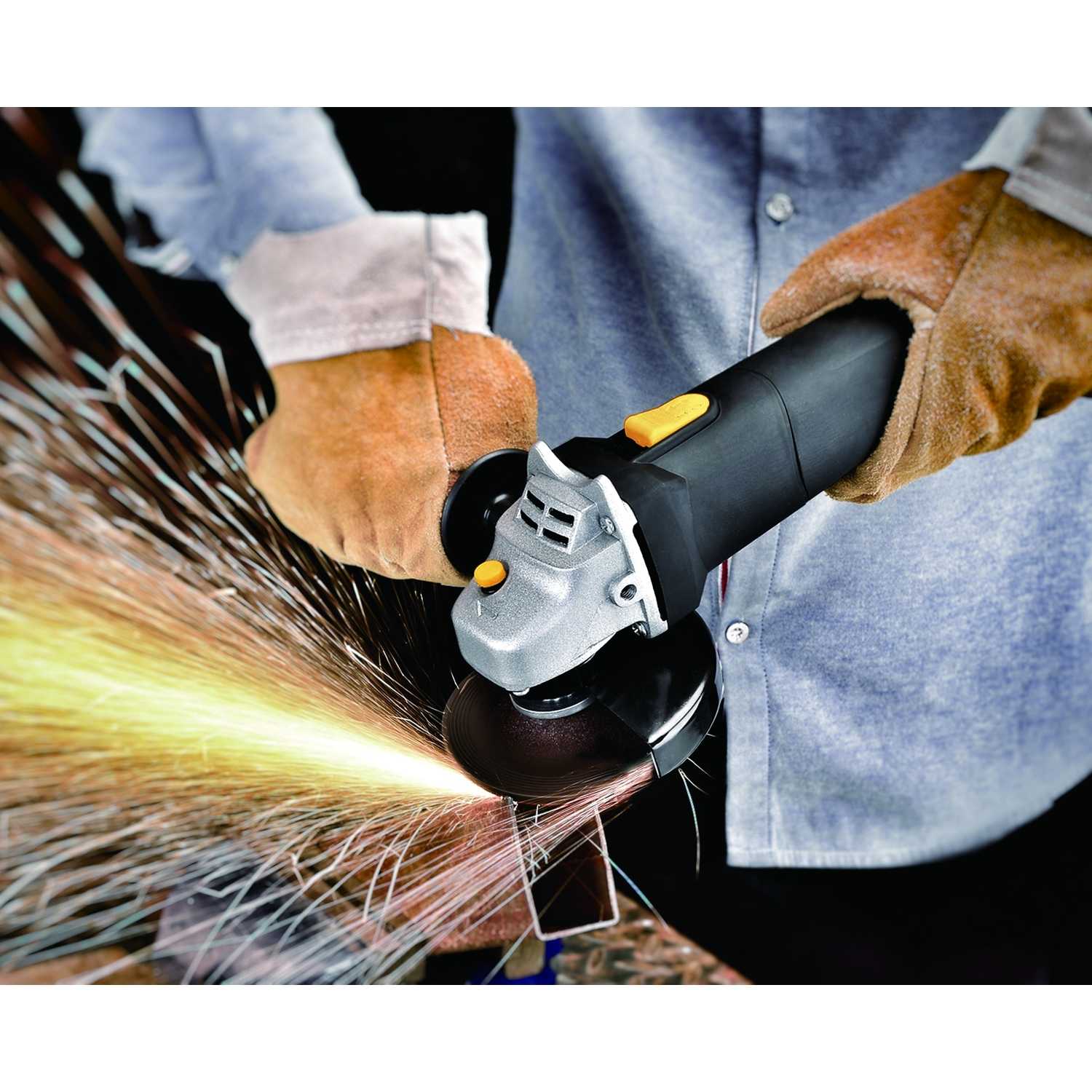 Steel Grip Corded 5 amps 41/2 in. Angle Grinder 12000 rpm Ace Hardware