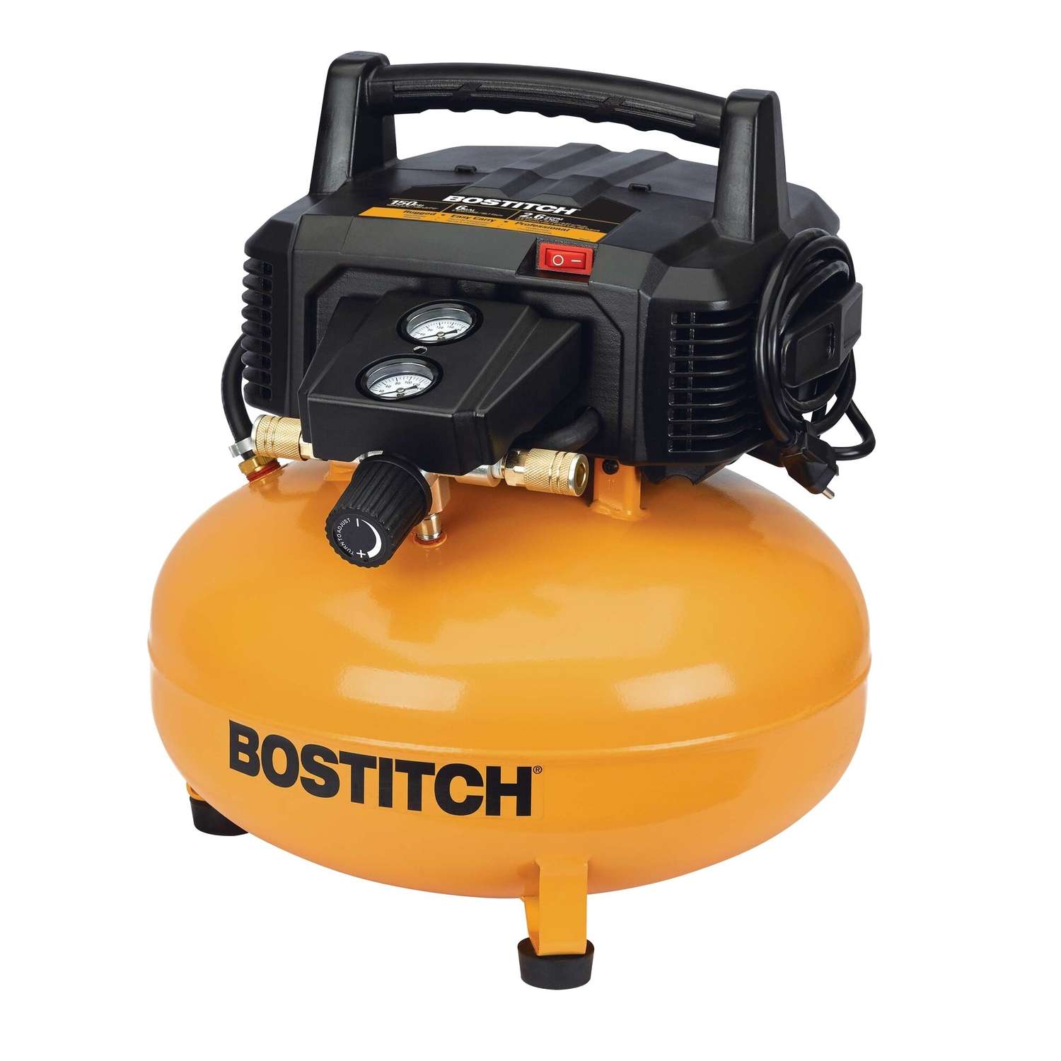 Bostitch BTFP02012 Air Compressor, 6 gal Tank, 120 V