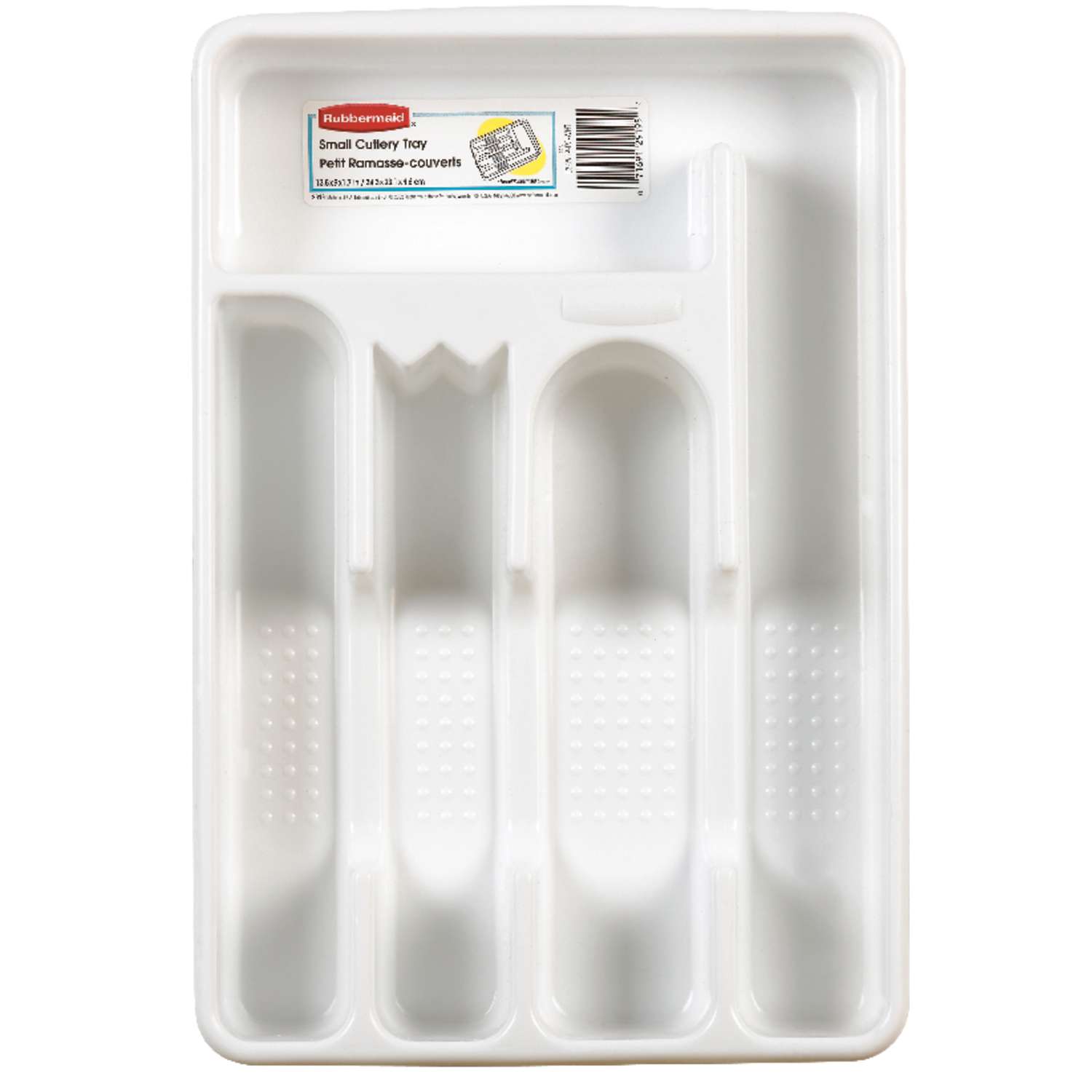 Rubbermaid 1.75 in. H x 9 in. W x 13.5 in. D White Plastic Cutlery Tray