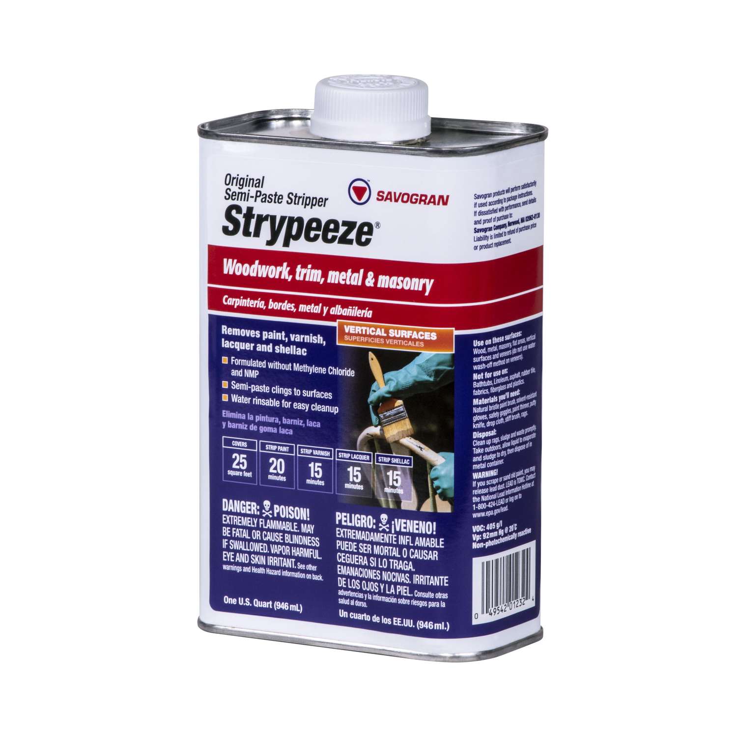 Savogran Strypeeze Paint and Varnish Remover 1 qt Ace Hardware