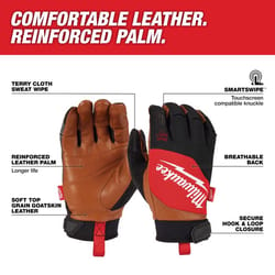 Milwaukee Unisex Indoor/Outdoor Work Gloves Multicolor XL 1 pair