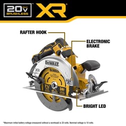 DeWalt 20V MAX XR 7-1/4 in. Cordless Brushless Circular Saw with Brake Tool Only