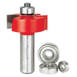 Freud 1-3/8 in. D X Multi Size in. X 2-1/4 in. L Rabbeting Router Bit Bearing Set 4 pc