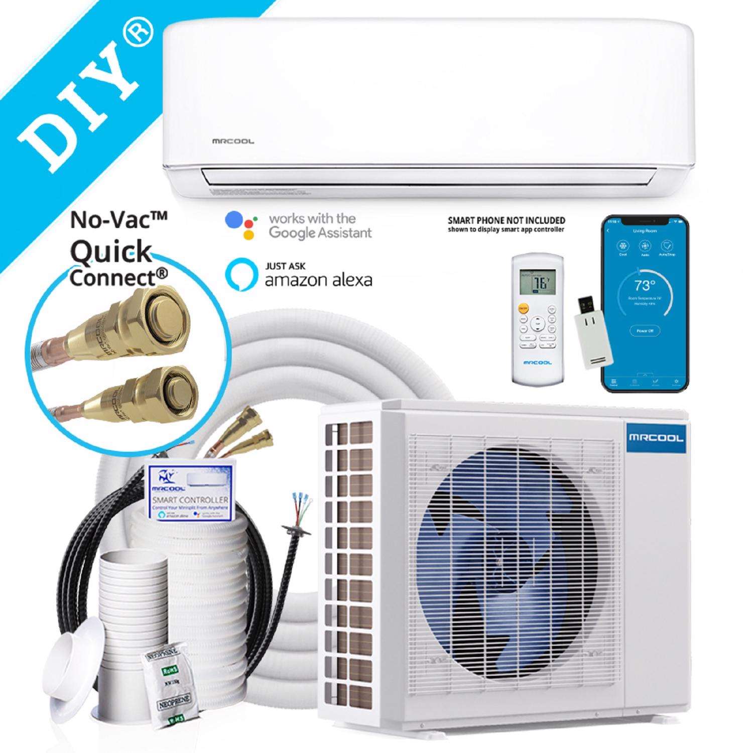 MRCOOL DIY 4th Gen 1 Zone 12000 BTU 22.5 SEER Ductless Mini Split Heat Pump  - Ace Hardware