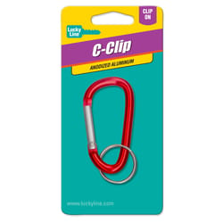 Lucky Line C-Clip Aluminum Assorted Split Carabiner Key Chain