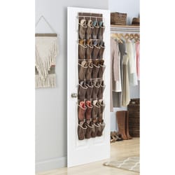 Wall Hanging Shoe Storage Organizer Bag Shoes Rack Over The Door Fabric Cabinet  Closet Organizer For