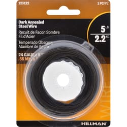 HILLMAN 100 ft. L Black Annealed Steel 24 Ga. Wire