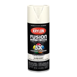 Krylon Fusion All-In-One Gloss Ivory Paint+Primer Spray Paint 12 oz