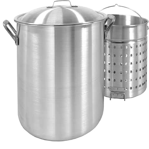 Bayou Classic 36-Quart Stainless Steel Stock Pot in the Cooking