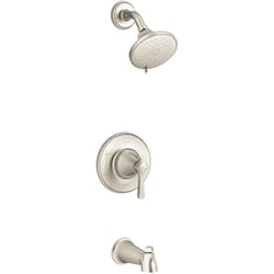 Kohler Georgeson 1-Handle Brushed Nickel Tub and Shower Faucet
