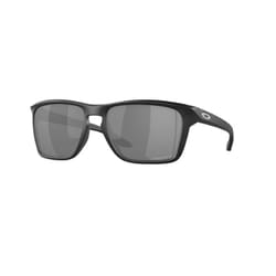 Oakley Sylas (60) Unisex Matte Black Frame Gray Lens Polarized Sunglasses