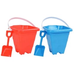 Water Sports Assorted Plastic Jumbo Sand Mold/Shovel Set