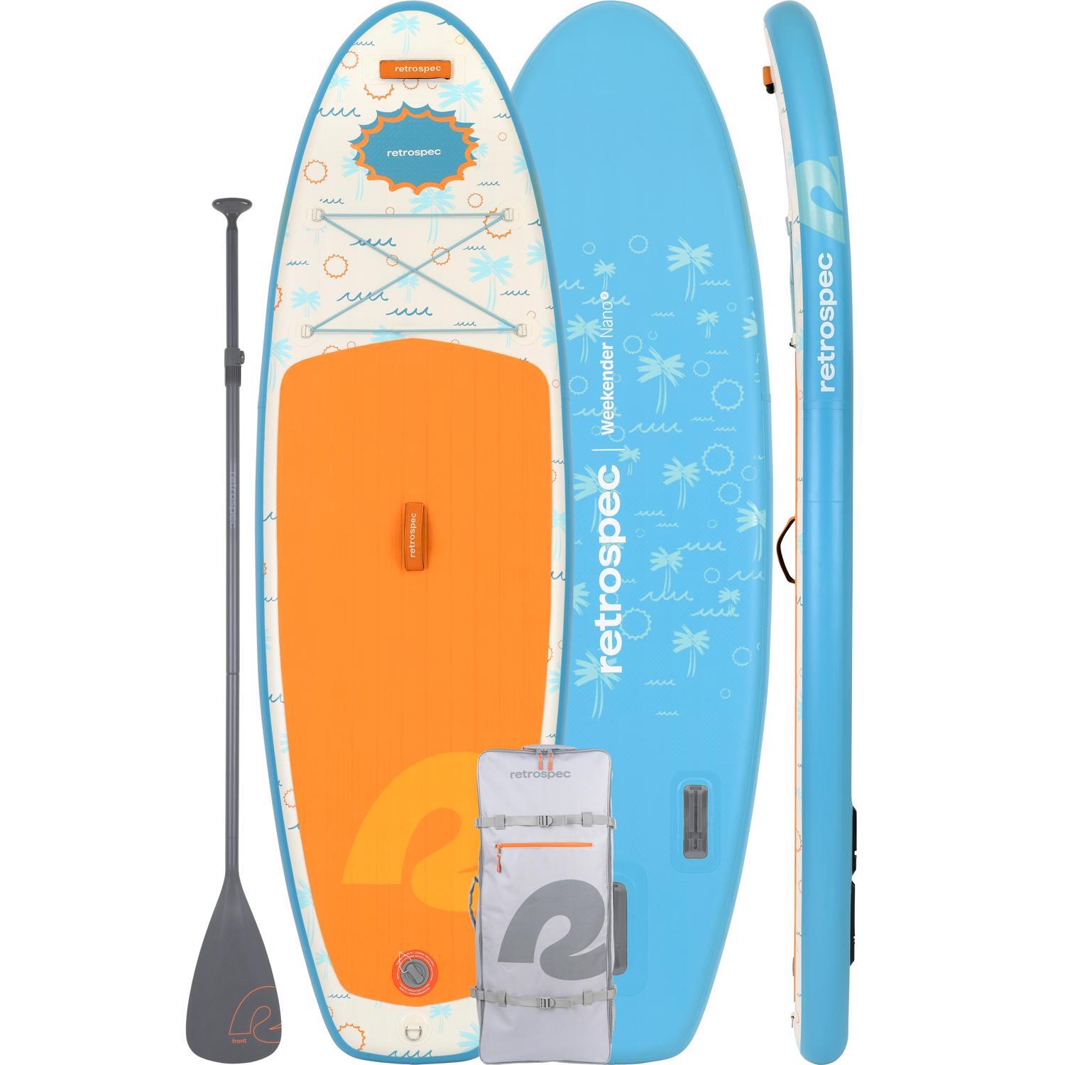 STAND UP BOARD 青/オレンジ Retrospec Weekender Nano 2 PVC Inflatable Surfer Blue Paddle