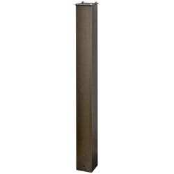 Mail Boss 43 in. Powder Coated Bronze Steel Mailbox Post