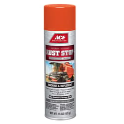 Ace Rust Stop Machine & Implement Gloss Allis Chalmers Orange Protective Enamel Spray Paint 15 oz
